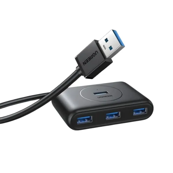 Ugreen 20291 4-Port USB 3.0 Hub – Black — photo 2