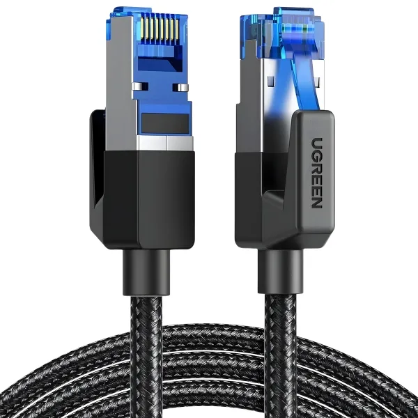 Ugreen Cat8 Braided Ethernet Cable 20m Black