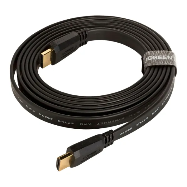 Ugreen 70159 HDMI Flat Cable 2M – Black — photo 3