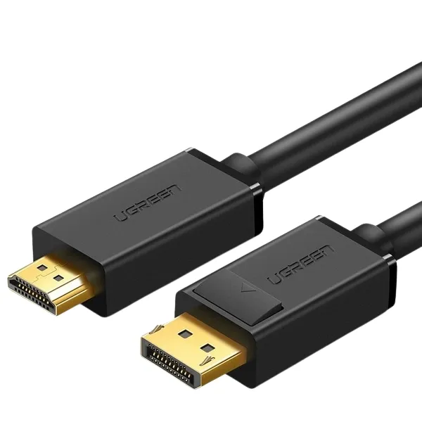 Ugreen 10202 DisplayPort to HDMI Cable 2m – Black