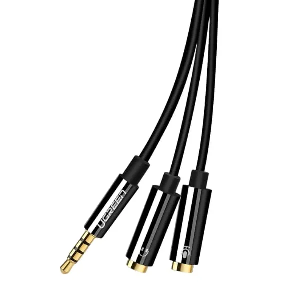 Ugreen 30620 3.5 mm Male to 2-Female Audio Splitter Cable (Black) — photo 3