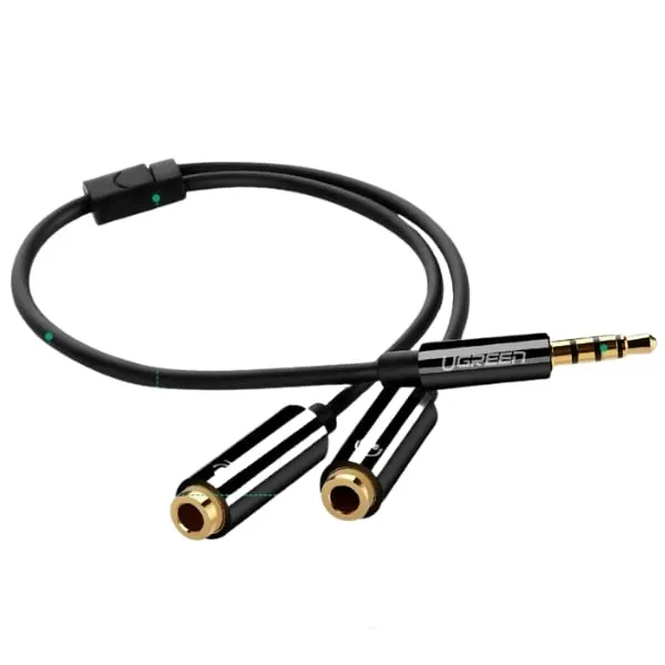 Ugreen 30620 3.5 mm Male to 2-Female Audio Splitter Cable (Black) — photo 4