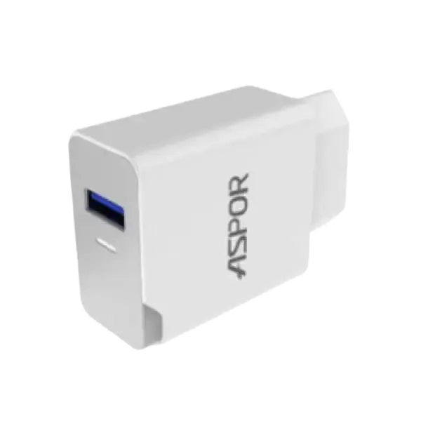 Aspor A827 3-Pin USB Charger with Micro USB Cable — photo 4