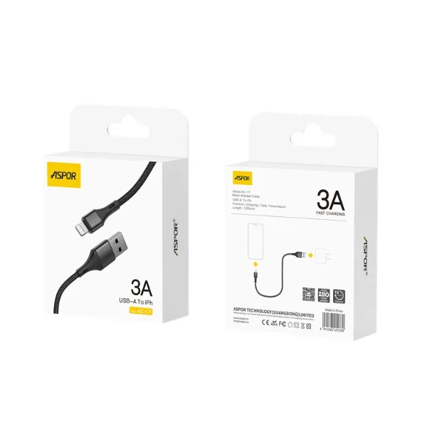 Aspor AC-17 Lightning Charging & Data Cable — photo 2