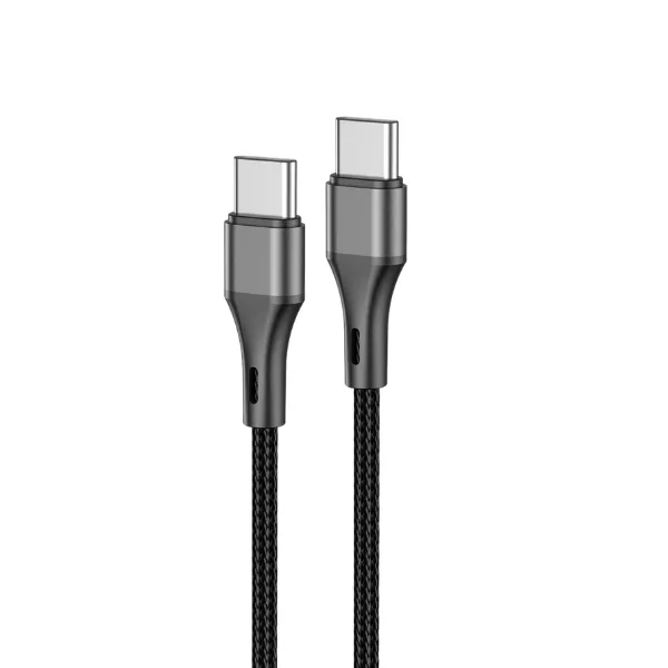 Aspor AC-19 60W USB-C to USB-C Nylon Cable (1m)