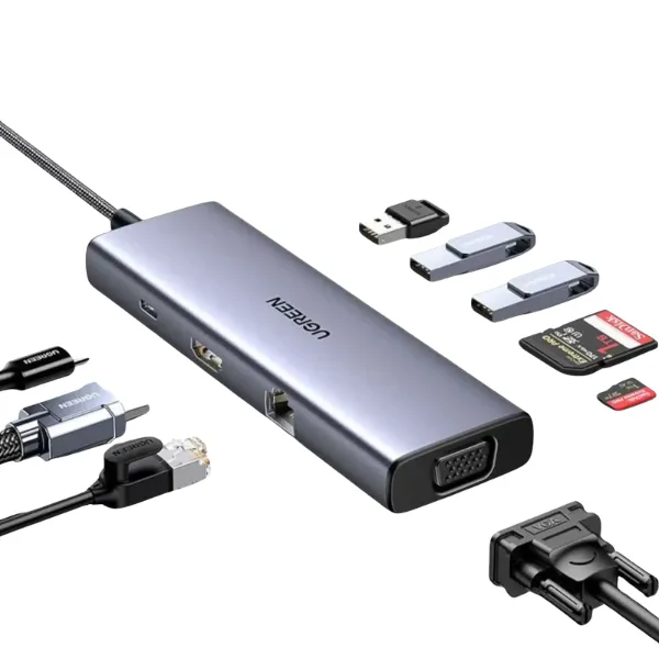 Ugreen 15600 9-in-1 USB-C Multifunction Adapter — photo 2