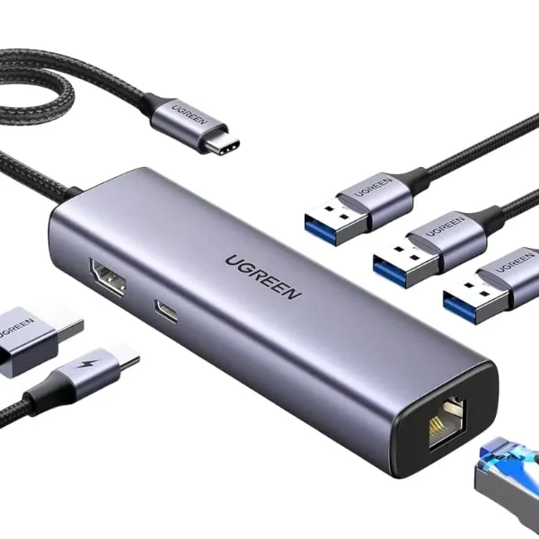 Ugreen 15598 100W 6-in-1 USB-C Multifunction Adapter — photo 4