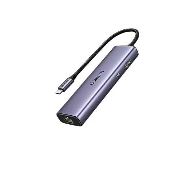 Ugreen 15598 100W 6-in-1 USB-C Multifunction Adapter