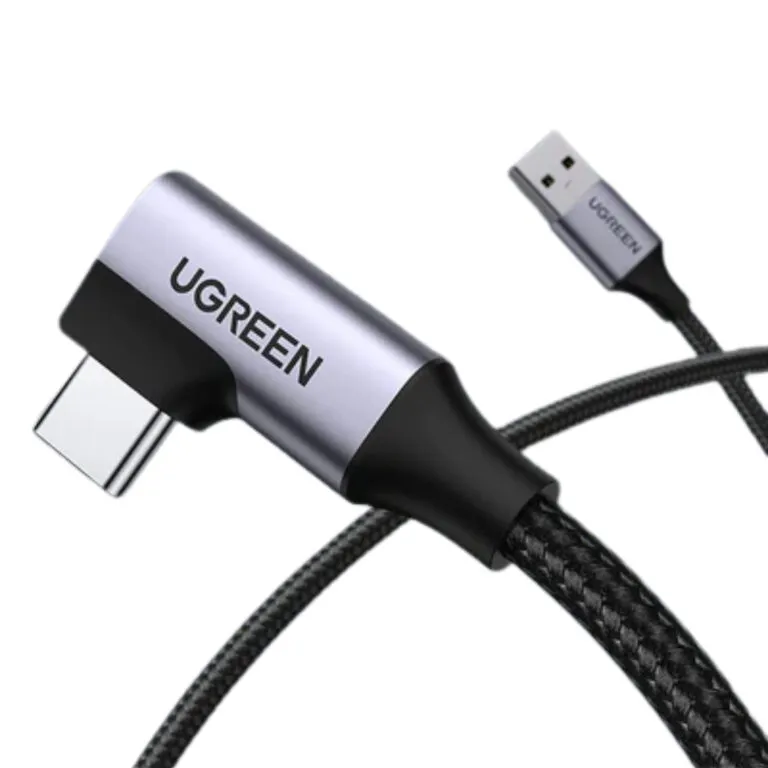 Ugreen 20299 USB-A to USB-C 90° Fast Charging Cable 1M — photo 3