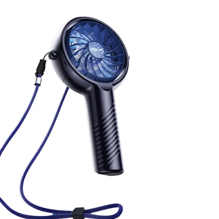 Remax SF07 Rotatable Handheld Fan – Blue — photo 3