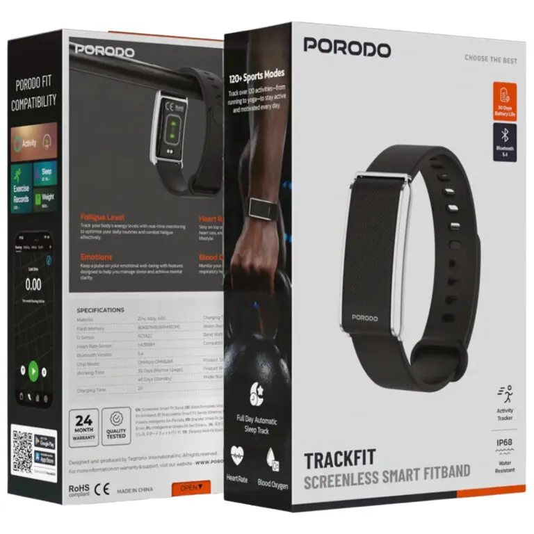 Porodo TrackFit Screenless Smart Fitband — photo 8