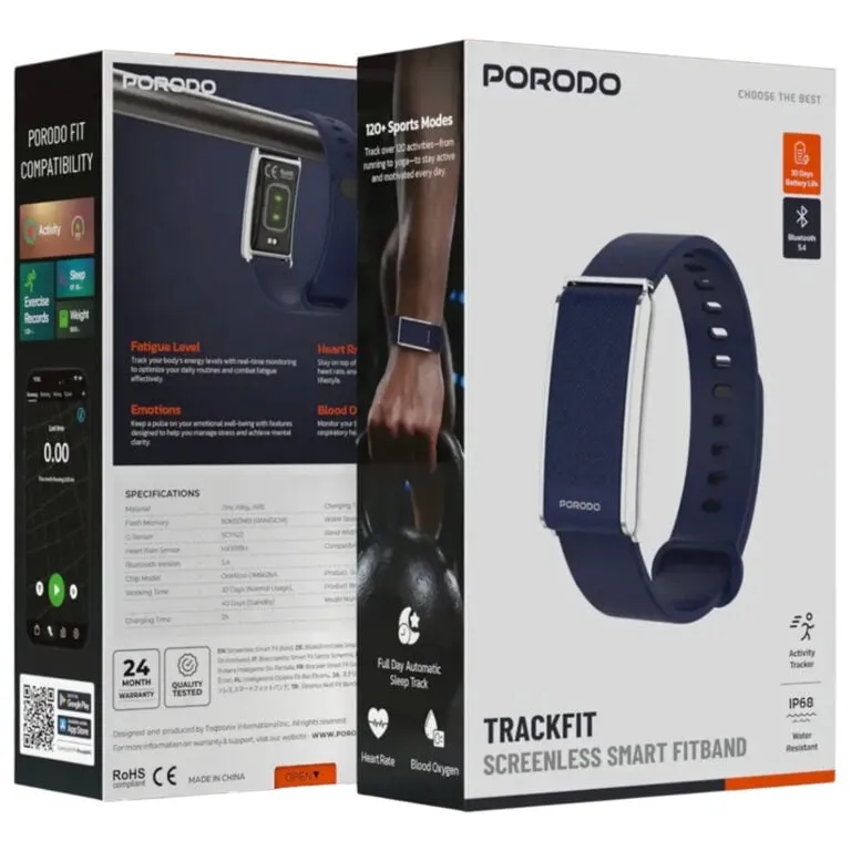 Porodo TrackFit Screenless Smart Fitband — photo 4