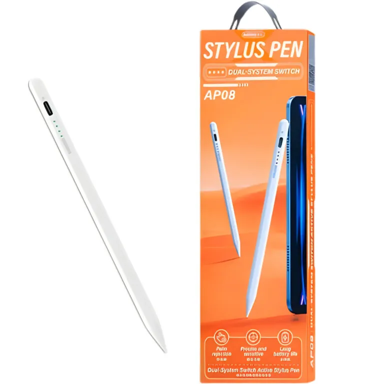 Remax AP08 Dual System Active Stylus Pen – White — photo 3