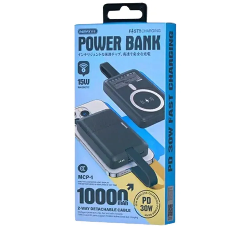 Remax MCP-1 30W 10000mAh Fast Charging Power Bank – Black — photo 3