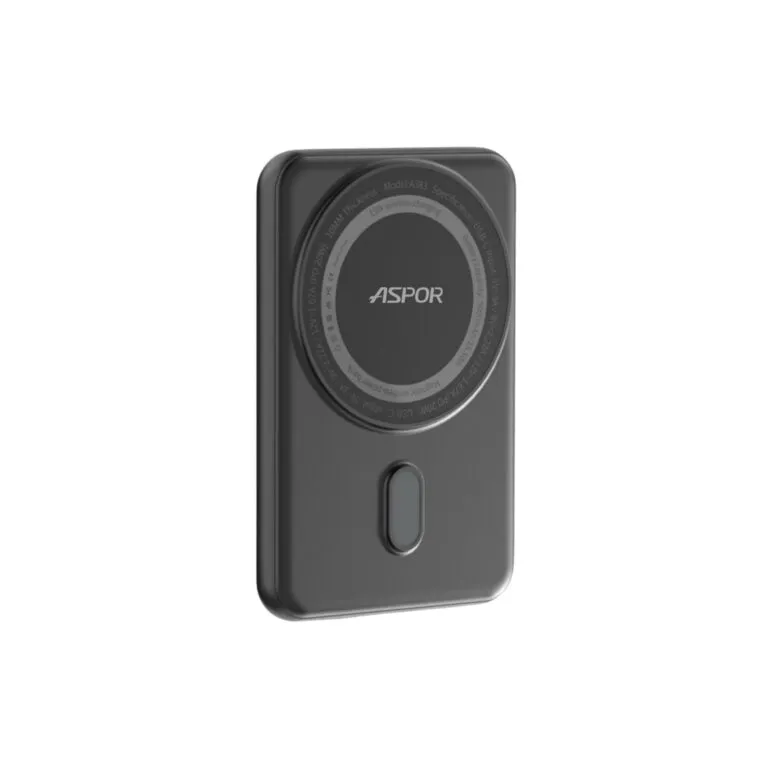 Aspor A383 5000mAh Magnetic Wireless Power Bank