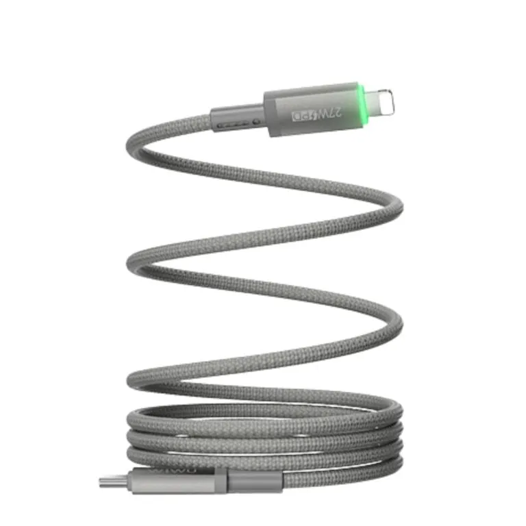 WiWU MagLink 27W USB-C to Lightning Fast Charging Cable 1M – White — photo 3