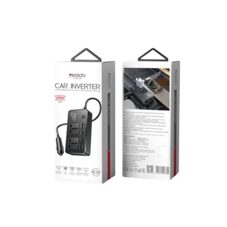 Yesido VC07 200W Car Power Inverter — photo 4
