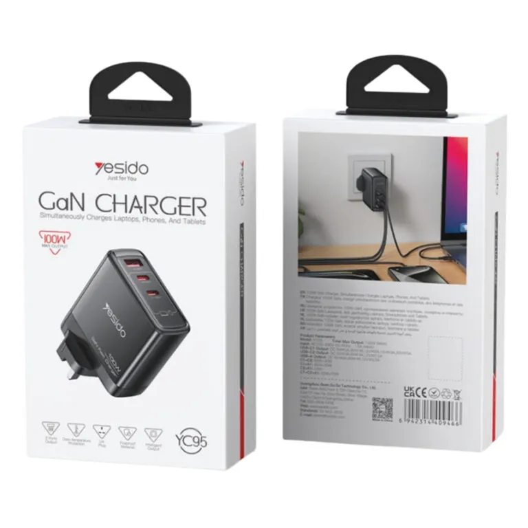 Yesido YC95 100W GaN Fast Charger — photo 3