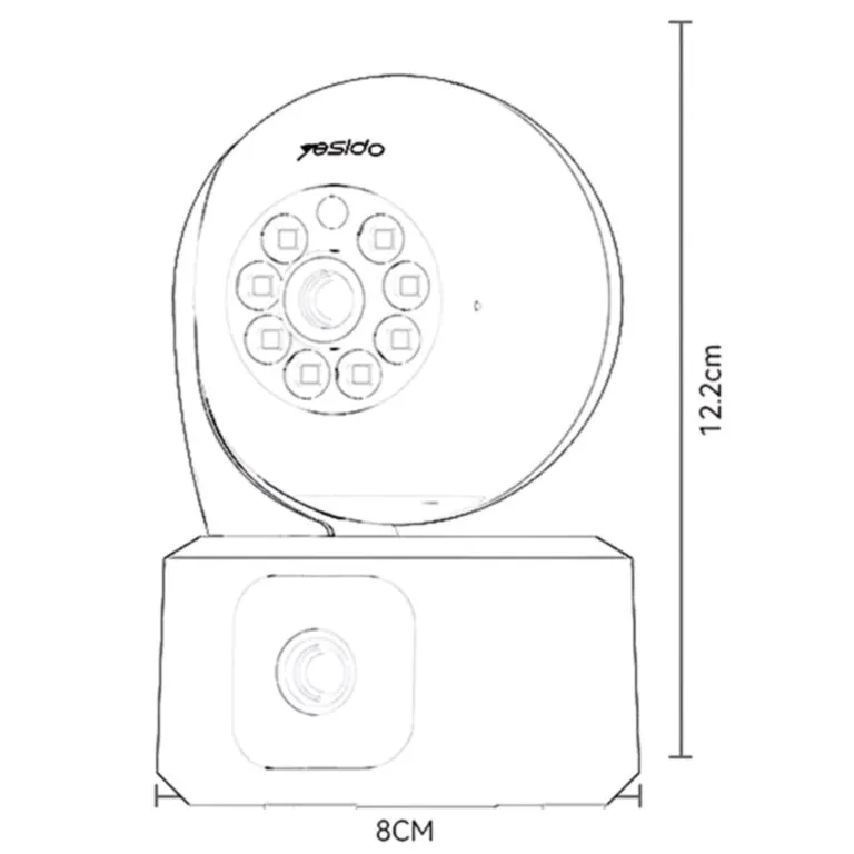 Yesido KM16 Indoor Dual Lens Security Camera — photo 4