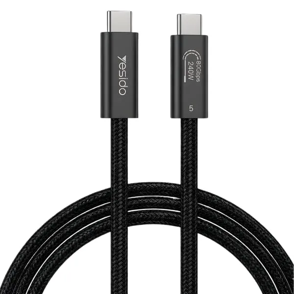 Yesido CA211 Thunderbolt 5 Cable 240W 80Gbps