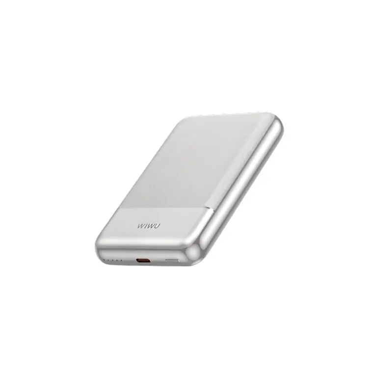 WiWU WI-P089 10000mAh Alloy Power Bank – Silver