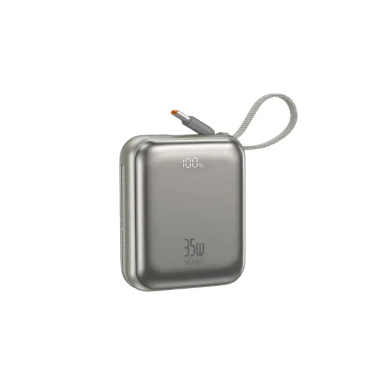 WiWU WI-P062 Galaxy Pro 10000mAh 35W Power Bank – Space Gray