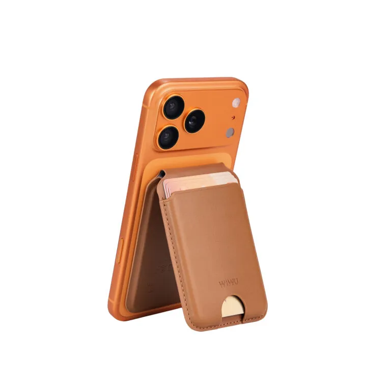 WiWU MW-007P MagSafe Tracker Holder – Brown