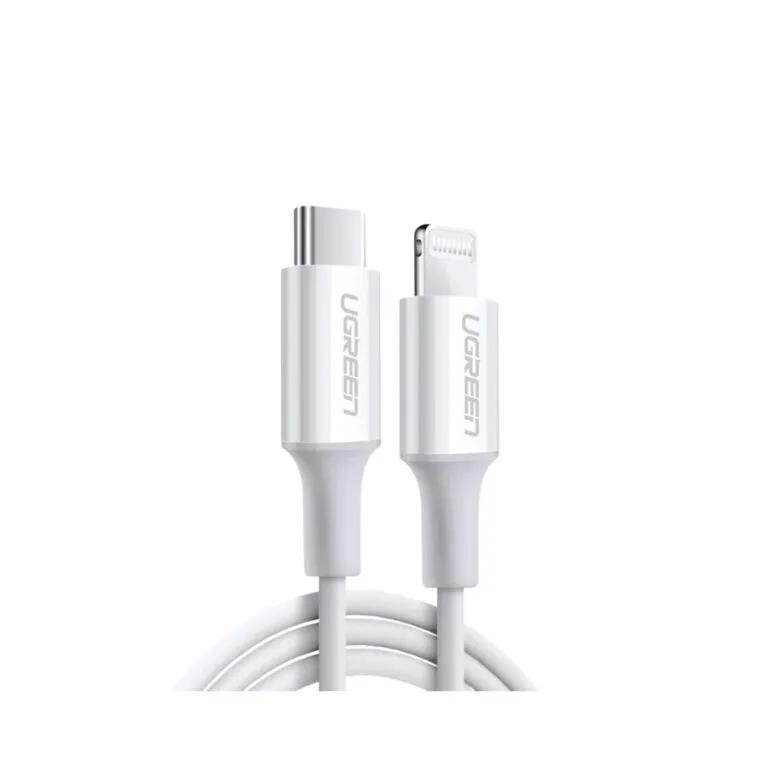 Other / Generic UGREEN 60749 USB-C to Lightning Cable 2M – White