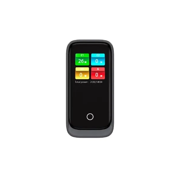 WiWU WI-G028 VOYAGER 140W GaN Smart Display Charger (4-Port Fast Charger) — photo 2