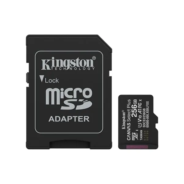 Kingston Canvas Select Plus 256GB microSD 150MB/s