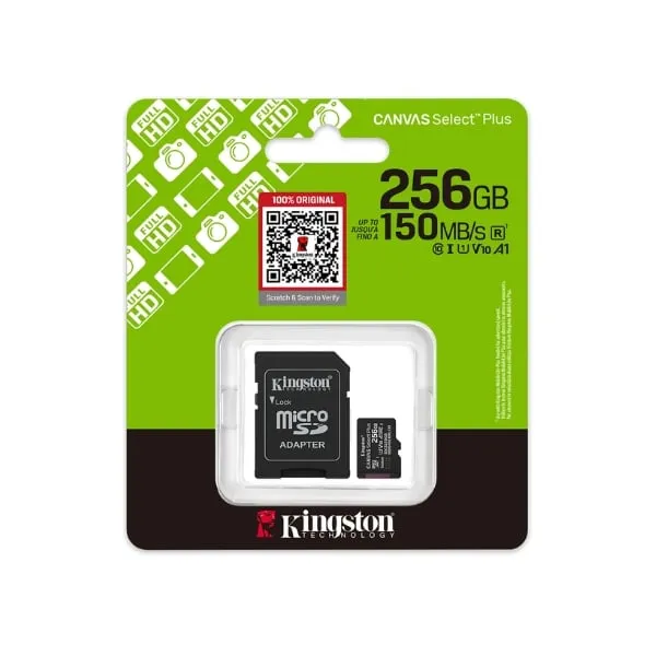 Kingston Canvas Select Plus 256GB microSD 150MB/s — photo 3