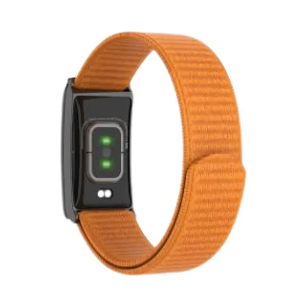 Porodo TrackFit Smart Fitness Band Nylon (Black + Orange) — photo 4