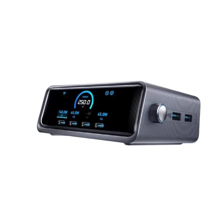 Anker Prime 250W GaNPrime Desktop Charger (A2345241) – Silver — photo 2