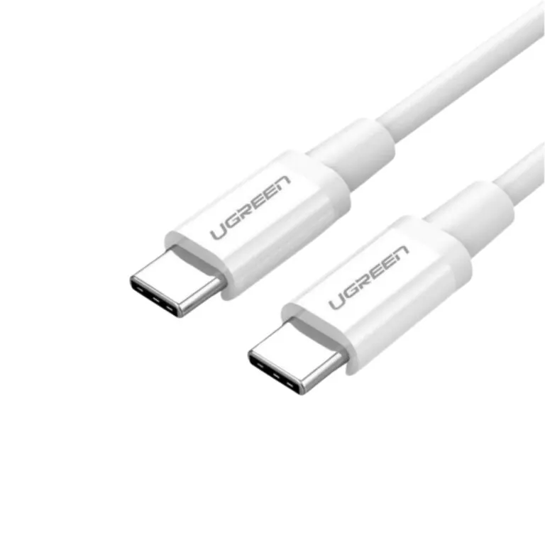 Ugreen 60518 USB-C to USB-C PD Fast Charging Cable 1M – White — photo 2