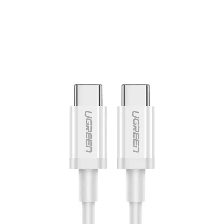 Ugreen 60518 USB-C to USB-C PD Fast Charging Cable 1M – White