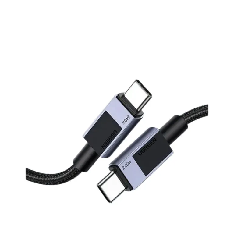 Ugreen 45067 USB-C to USB-C PD Fast Charging Cable 1M – Space Gray — photo 2