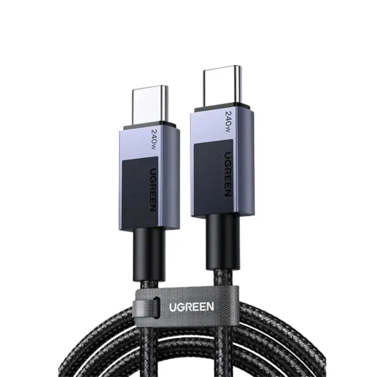 Ugreen 45067 USB-C to USB-C PD Fast Charging Cable 1M – Space Gray