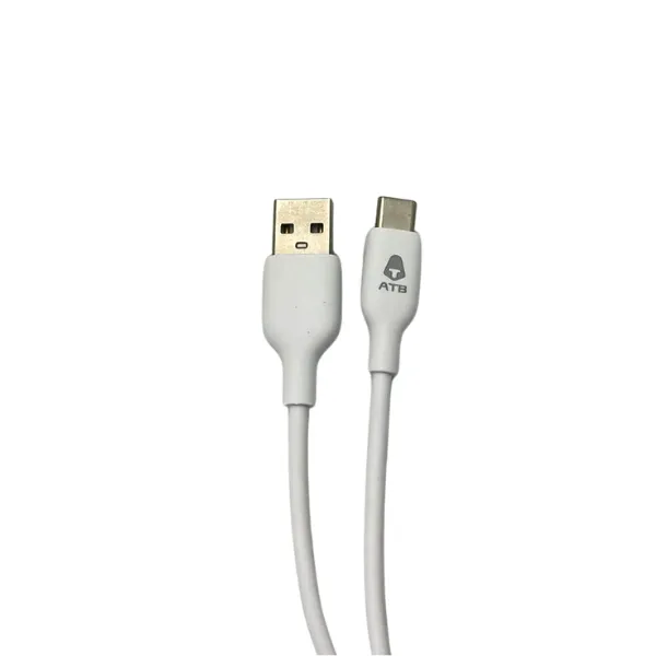 ATB DESIGN ATB CLD033 Starry Aluminium USB to Type-C Silicone Cable White — photo 2