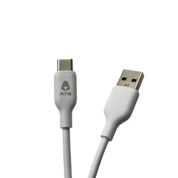 ATB DESIGN ATB CLD033 Starry Aluminium USB to Type-C Silicone Cable White — photo 3