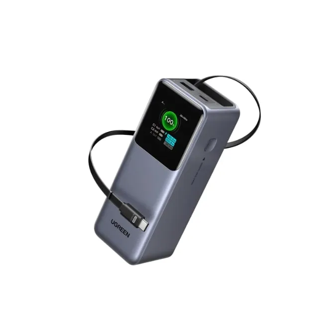 Ugreen 55987B 165W Power Bank with USB-C Retractable Cable — photo 4