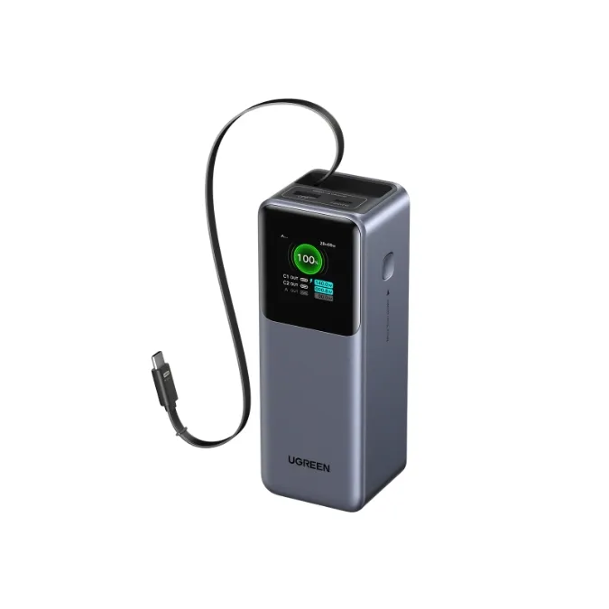 Ugreen 55987B 165W Power Bank with USB-C Retractable Cable — photo 3