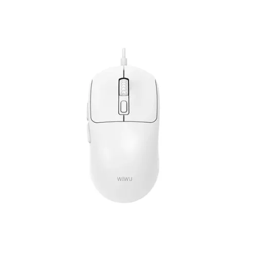 WiWU WM111 Wired Silent Mouse White