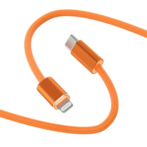 WiWU ESSEN C100 USB-C to Lightning Cable 1.5M Orange — photo 2