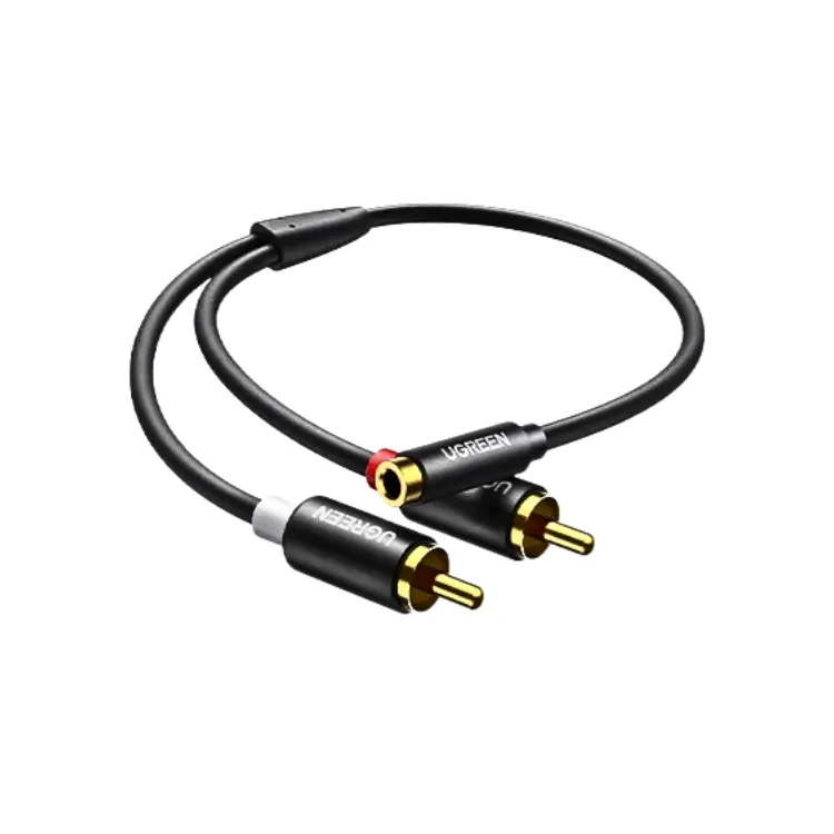 Ugreen 50255 2×3.5mm Male to 3.5mm Female Audio Splitter Cable 25CM