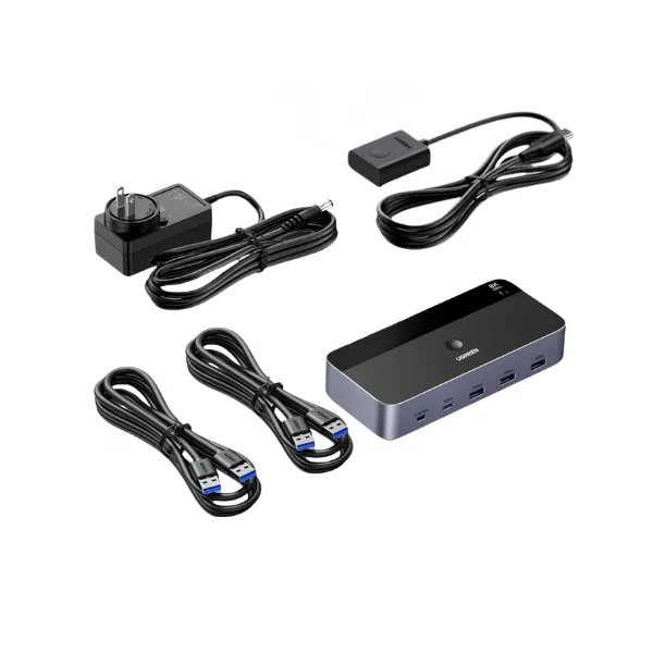 Ugreen 55851 DisplayPort Dual Monitor KVM Switch 2 In 2 Out — photo 3