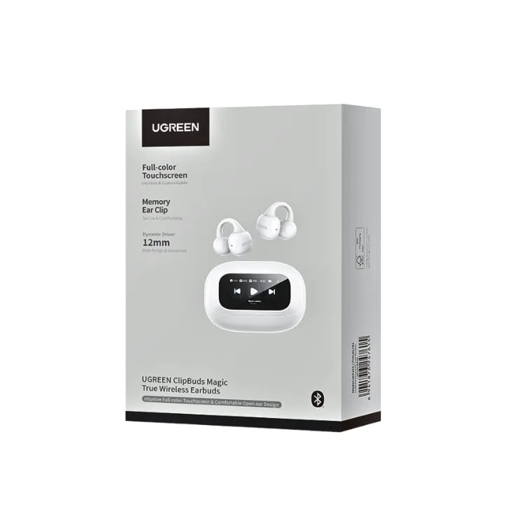 Ugreen 55136 ClipBuds Magic White Wireless Earbuds — photo 3