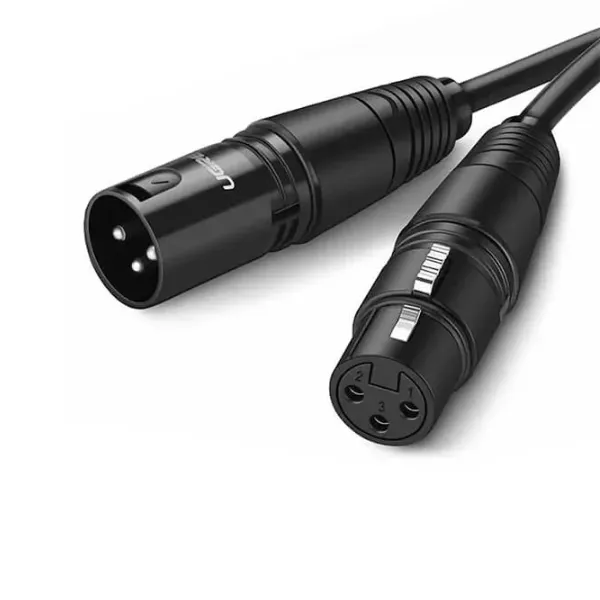 Ugreen 20708 Cannon Male to Female Microphone Extension Audio Cable 1M — photo 5