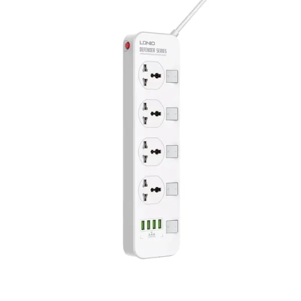 LDNIO SC4408C 2500W Power Socket with 2 USB & 2 Type-C — photo 2