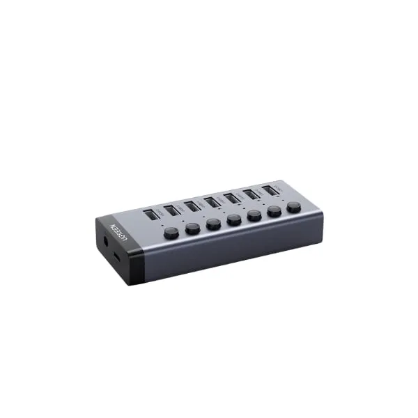 Ugreen 90307 USB-C to 7-Port USB 3.0 Hub — photo 2