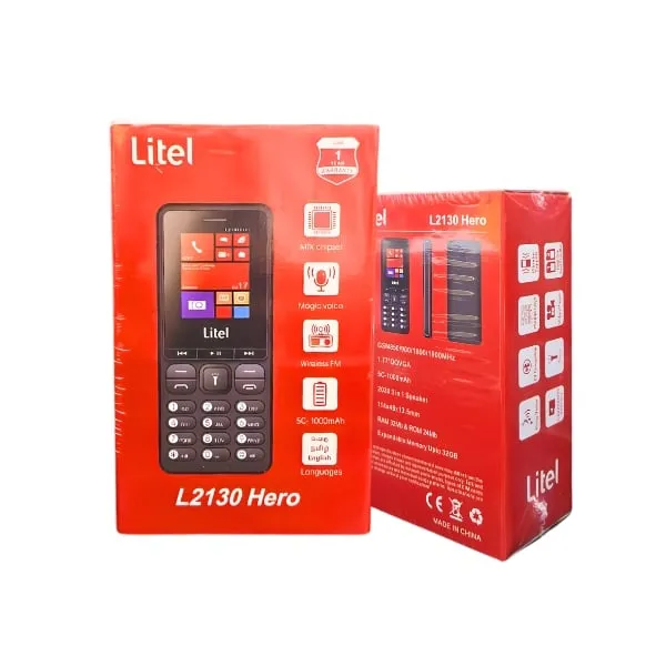 Other / Generic LITEL L2130 Hero Feature Phone (Black & Red) — photo 3